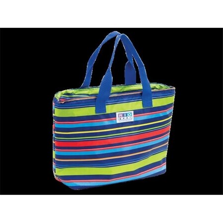 Rio Rio CT781-1801-1 Gear Insulated Cooler Tote Bag; Stripe CT781-1801-1